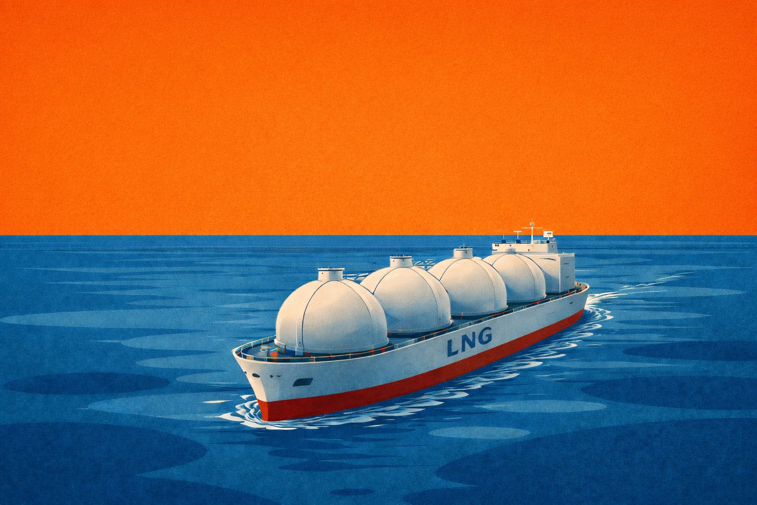 LNG tanker.